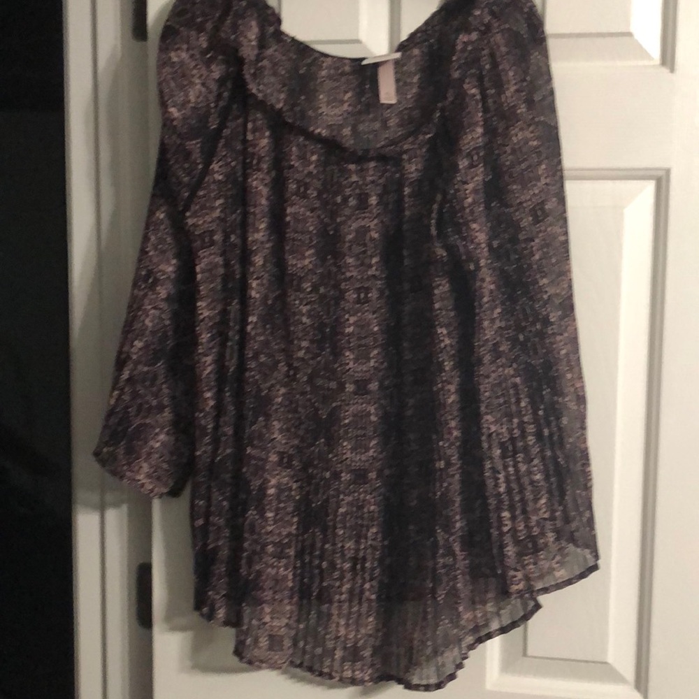 Sheer dress top